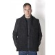 Black persian karakul lamb fur stole-scarf
